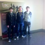 (L-R) David Brannigan (BBS Year 3), John Gannon (BSc. in Agriculture & Environmental Science Year 4) and Barry Doyle (BSc. in Agriculture & Environmental Science Year 4)