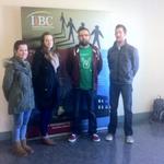(L-R) Paula Kelly (BBS Honours), Aisling Kenny (BBS Honours), Alan O'Connor (BSc. in Software Year 4) and Gerard Nee (BSc. in Software Year 4)