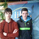 Jason Walmsley and Mark Ruane are looking to take the prize with their idea, a wristwatch that the elderly can use to alert thier carers in emergencies.