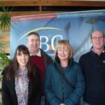Helen Carey, Martin Murphy, Lisa O'Gorman and Thomas Connor are hoping their 'one shop stop' activity bookings website will be a hit with judges.
